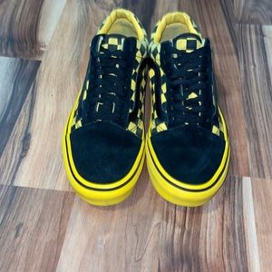 COPY - Taxi Cab Yellow And Black Checkered Vans
